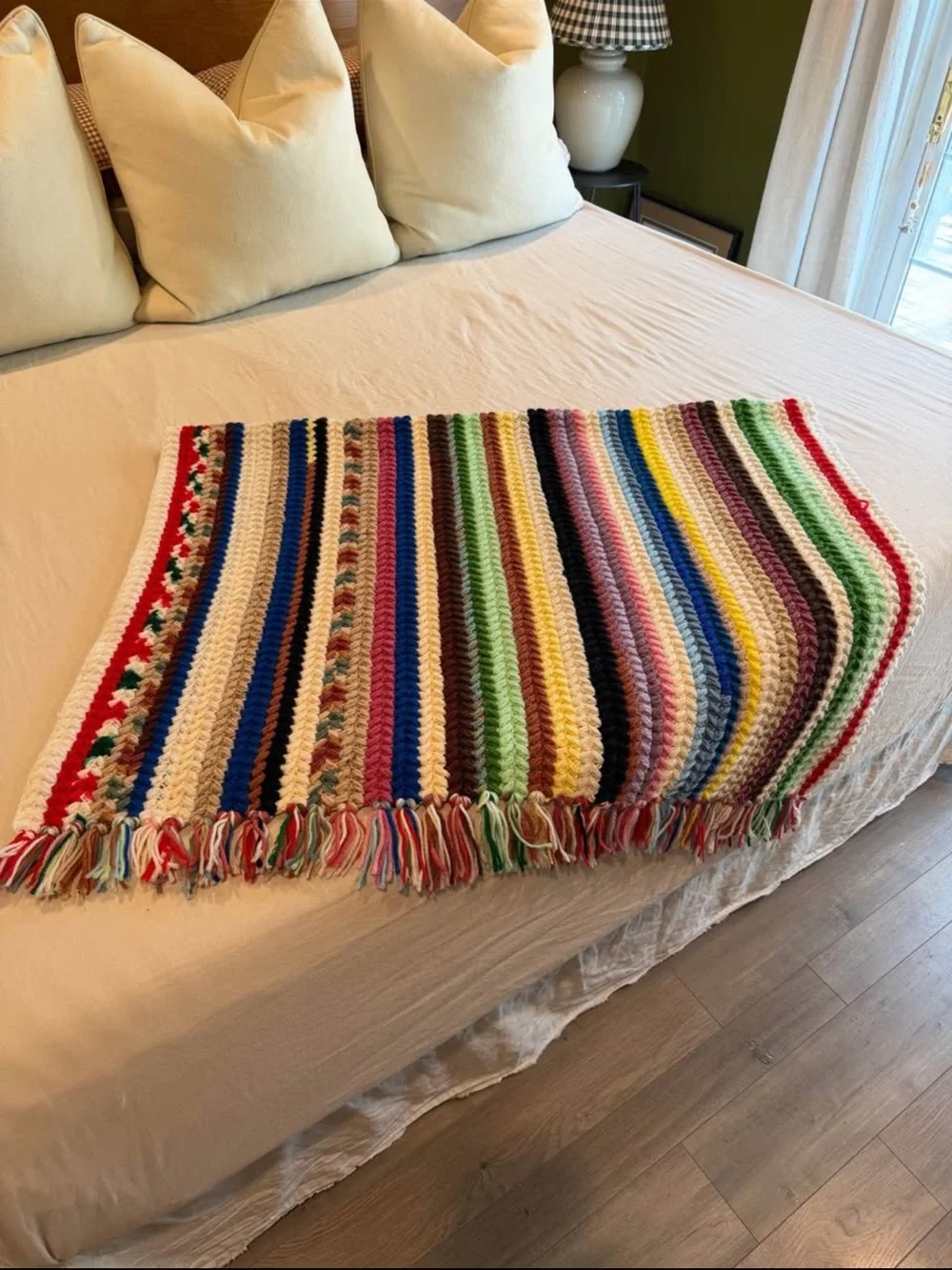 Vintage Crocheted Afghan